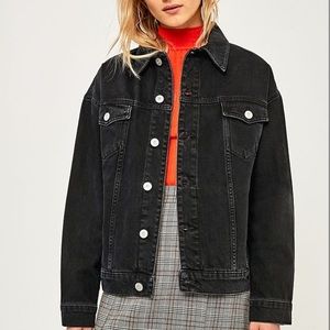 BDG Women’s Oversized Black Denim Jacket